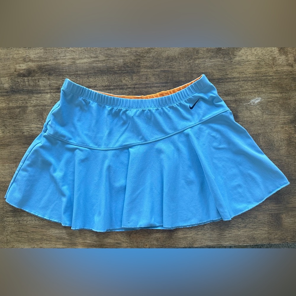 Nike fit & flared flowy tennis skirt, robins egg blue. Sweet & sexy!
